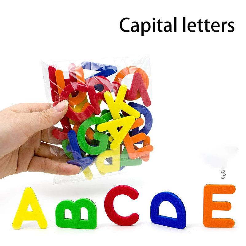 Colorful Fridge Magnets Stickers For Kids Children Letter Number Symbol Refrigerator Early Education Blackboard Magnet Stickers