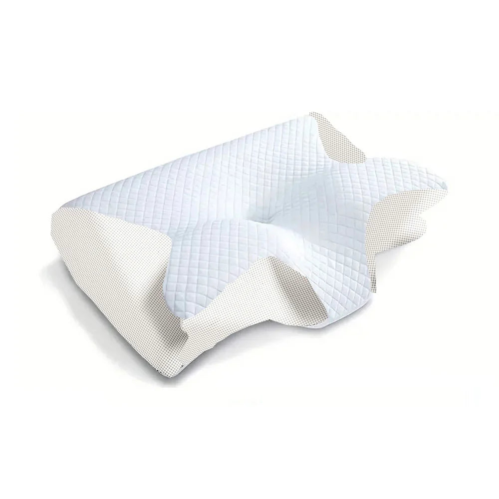 Sleep Memory Pillow Butterfly Memory Foam Neck Pillows Contoured Sleep For Neck Pain Relief Stomach Support Comfortable Pillow