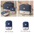 3 Pcs/set Portable Medical Storage Bag Camping Emergency First Aid Kit Organizer Home Outdoor Travel Bag