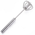 Baking Tool Whisk Stainless Steel Thickened Mixer Semi-Automatic Egg Beater Manual Mini Silicone Whisk