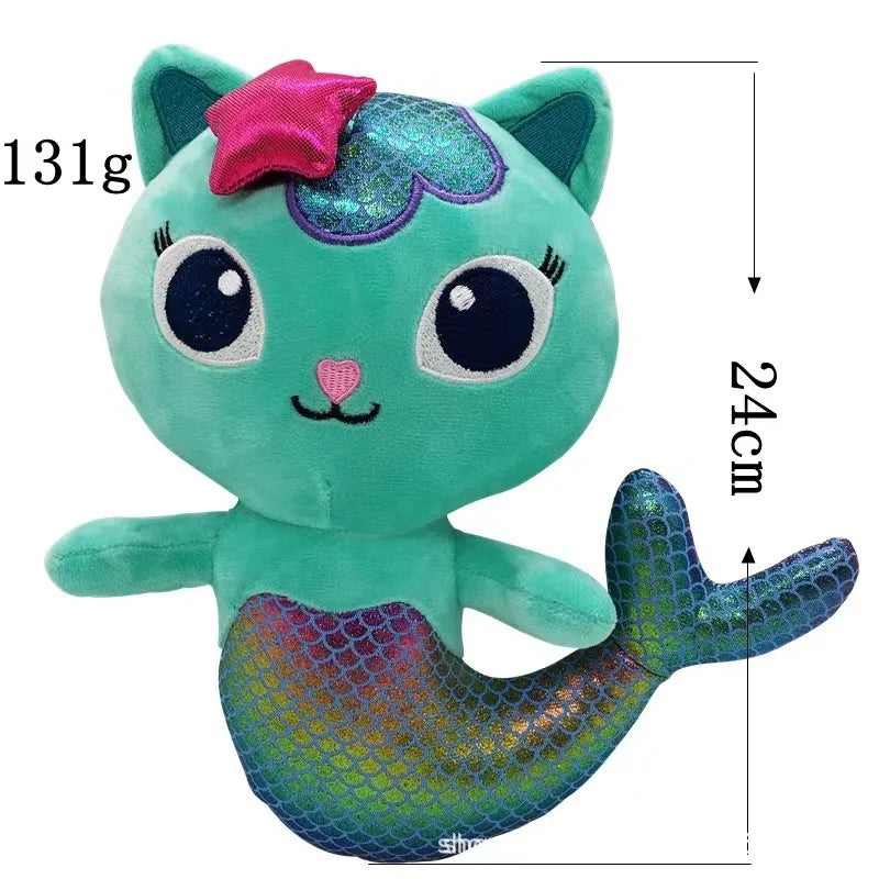 New Anime Doll House Plush Toy Backpack Cat Cake Cat Smiling Cat Stuffed Animal Plushie for Kid Chrismas Gif