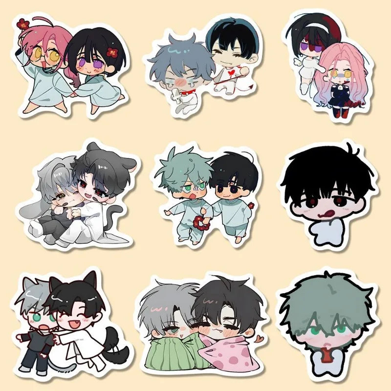 Alien Stage Anime Stickers Ivan Till Kawaii  Sticker Childrens Stationery Student Message Collection Gift Waterproof Diy Laptop