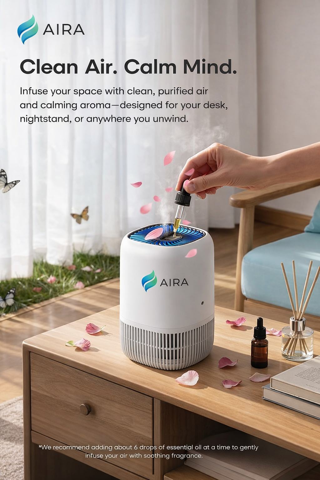 180ML Mini Air Humidifier USB Electric Aroma Diffuser Essential Oil Purifier Aromatherapy Mist Maker Lights For Car Home Bedroom