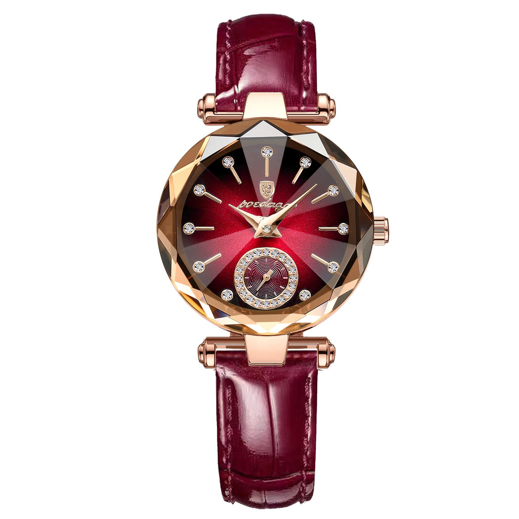POEDAGAR Luxury Ladies Wristwatch Waterproof Stainless Steel Quartz Elegant Watches For Woman Simple Casual Dress Women's Watch