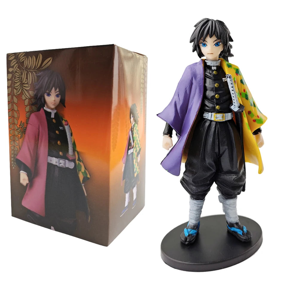 Anime Demon Slayer Kimetsu no Yaiba Figure Kamado Tanjirou Action Figure Agatsuma Zenitsu Nezuko Warrior PVC Model Toys