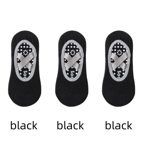 Pilates Yoga Socks Non-Slip Woman Socks Sports Fitness Silicone Breathable Summer Bandage Dance Ballet Solid Cycling Running
