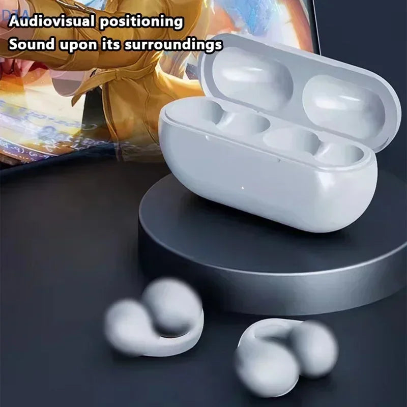 New T75 Bluetooth 5.3 Earphones - Waterproof Sports Headphones with HiFi Stereo Sound
