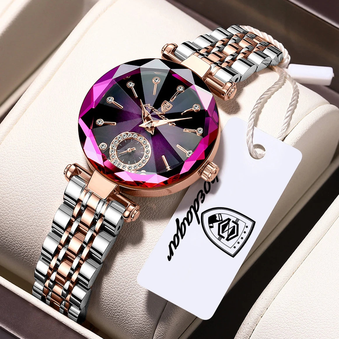 POEDAGAR Luxury Ladies Wristwatch Waterproof Stainless Steel Quartz Elegant Watches For Woman Simple Casual Dress Women's Watch