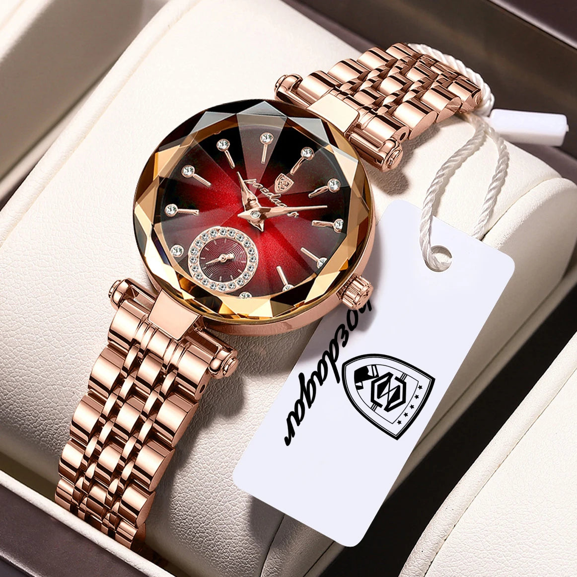 POEDAGAR Luxury Ladies Wristwatch Waterproof Stainless Steel Quartz Elegant Watches For Woman Simple Casual Dress Women's Watch