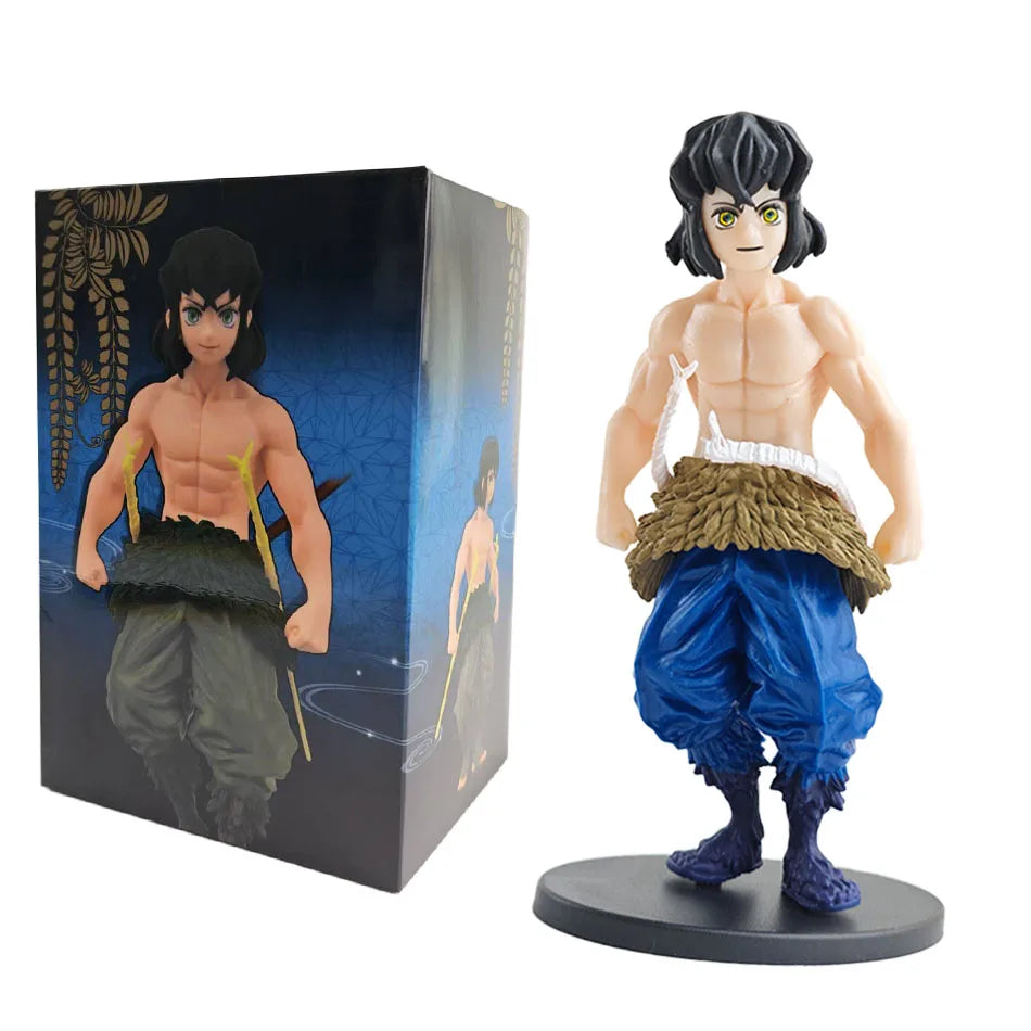 Anime Demon Slayer Kimetsu no Yaiba Figure Kamado Tanjirou Action Figure Agatsuma Zenitsu Nezuko Warrior PVC Model Toys