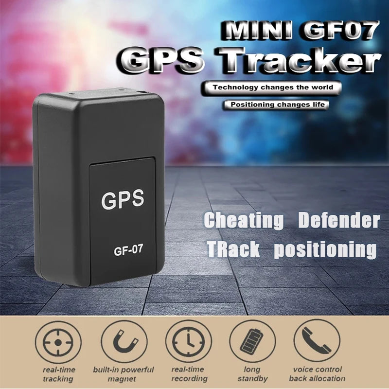 GF 07 Mini Car GPS Tracker Real-time GPS Tracking Device Magnetic SIM Message Positioner Anti-Theft Daily GPS Locator Device