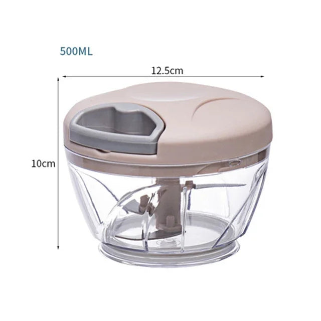 Kitchen Householde Manual Garlic Press Multi-function Grinding Chopper Food Vegetables Cutter Meat Kitchen Gadgets Masher Tool