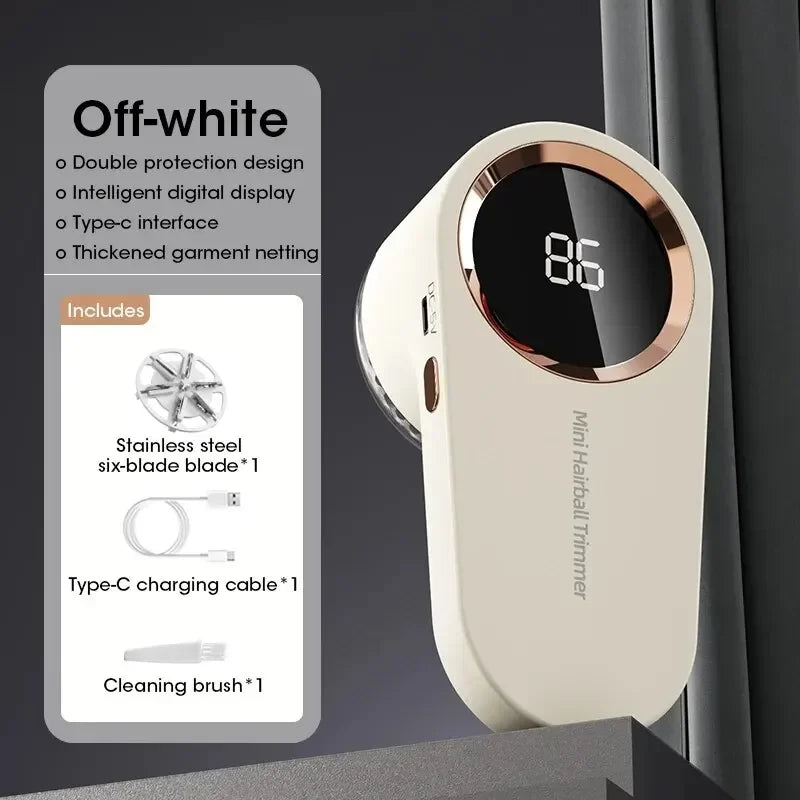 Lint Remover USB Charging Electric Pellet Machine Hair Ball Lint Trimmer Portable Electric Clothes Lint Machine High-speed Moto