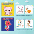 Line drawing, children's doodle books, learning numbers, early education to improve grades, fun drawing games, holiday gifts