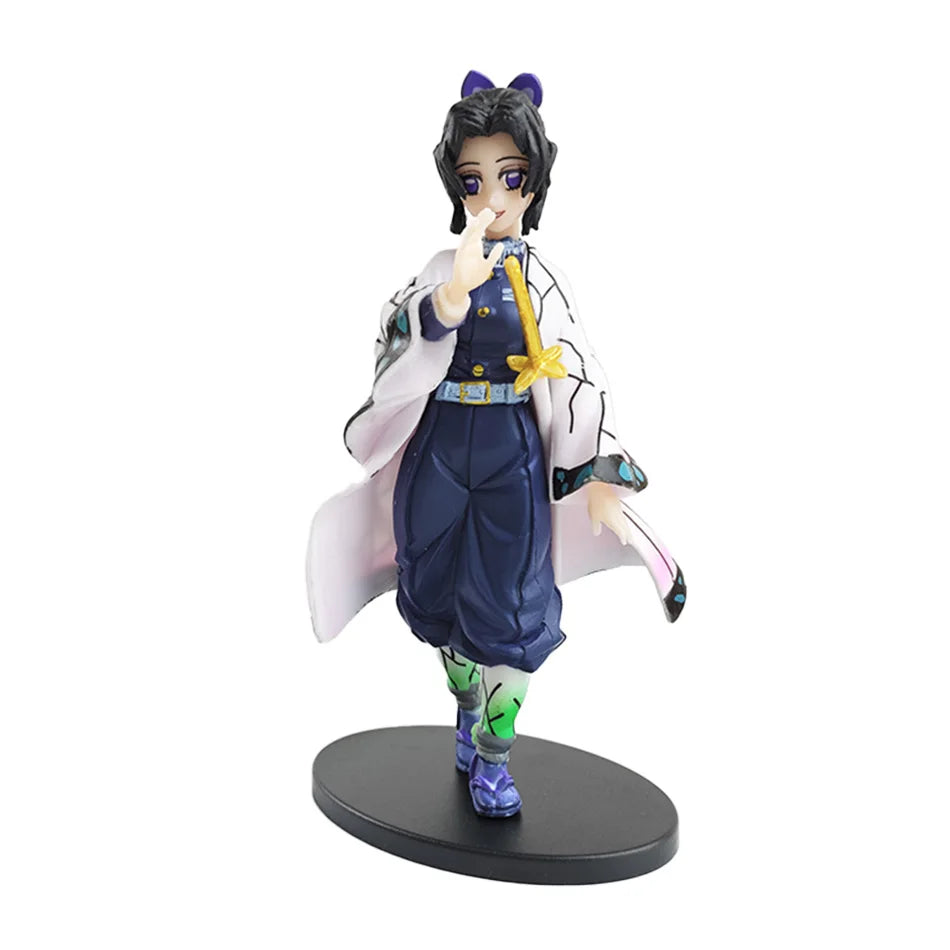 Anime Demon Slayer Kimetsu no Yaiba Figure Kamado Tanjirou Action Figure Agatsuma Zenitsu Nezuko Warrior PVC Model Toys