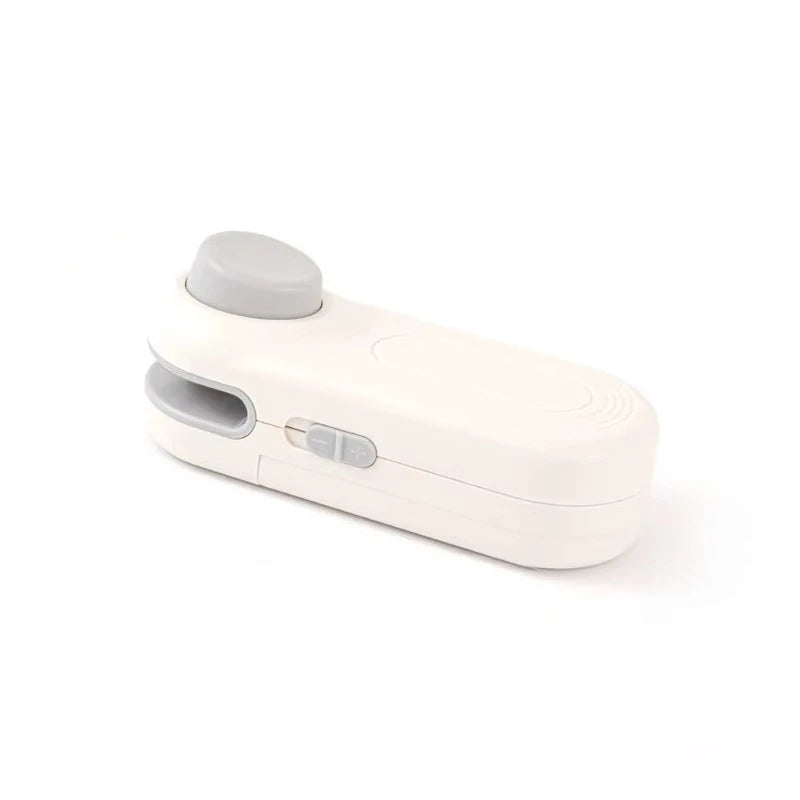 Portable Mini Sealer 2 in 1 Heat Sealer for Snacks Home Use Rechargeable Sealer Vacuum Sealer Snacks Plastic Bag Heat Sealer
