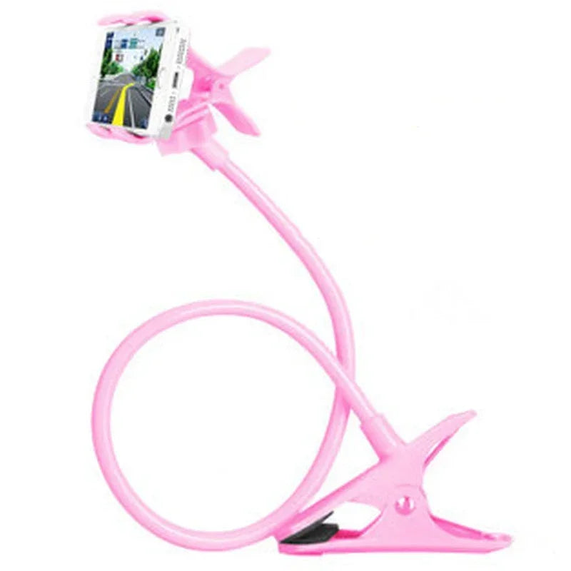 Adjustable Long Arm Phone Stand | Universal Bedside Desk Mount Holder | Fits for iPhone Samsung Xiaomi Huawei All Models