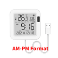 Smart Thermometer hygrometer Tuya WiFi Temperature and Humidity Sensor With Backlight APP Remote Control Work with Tuya Alexa
