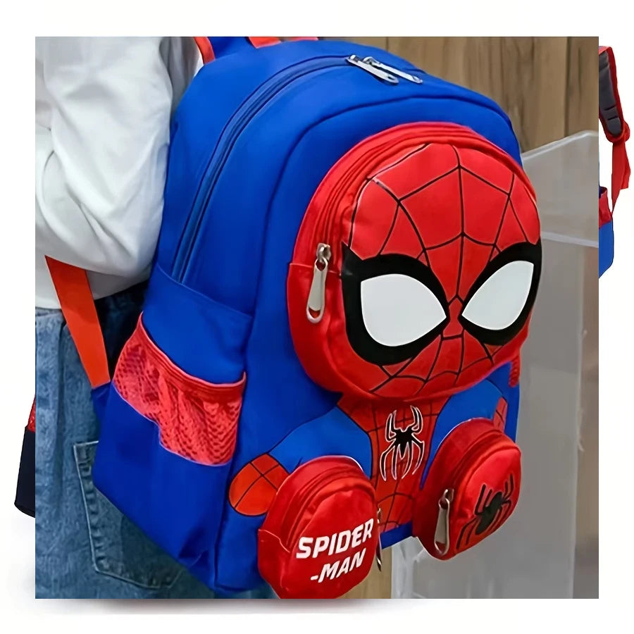 New Disney Spiderman Backpack, Large Capacity Foldable Outdoors Daypack, Kids Gift For Christmas/Birthday