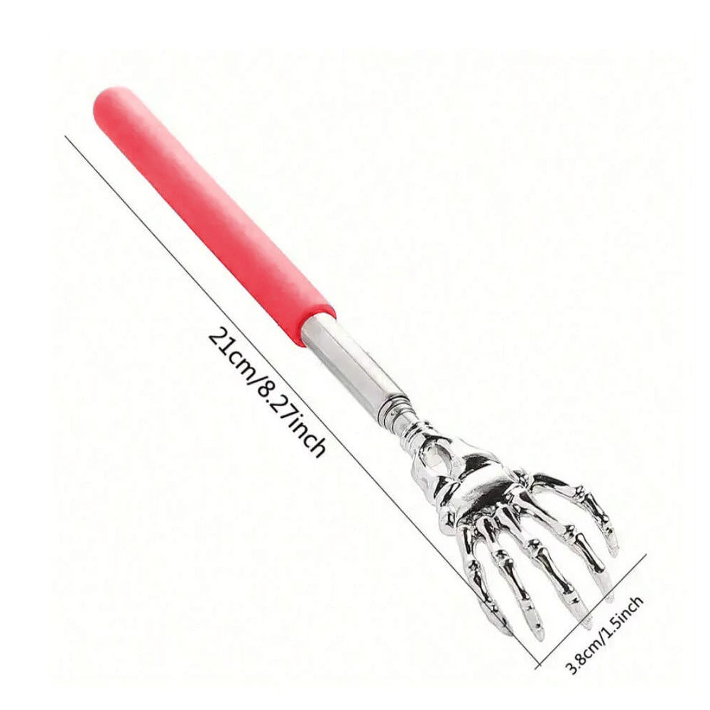 Stainless Steel Back Scratcher Telescopic Scratching Massager Extendable Itch Old Man Happy Health Products Hackle Handicrafts