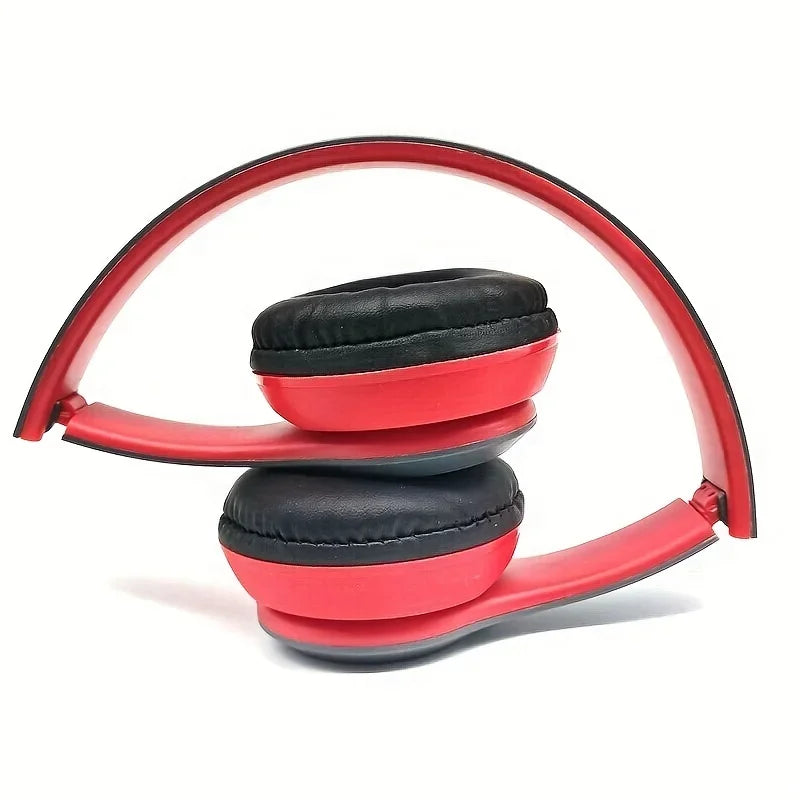 Foldable Bluetooth Headphones Wireless Overhead Earphones with Microphone Volume Control for iPhone And Android Game Headset