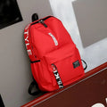 Fashion trend backpack backpack for men and women junior high school high school student bag large capacity korean version of th