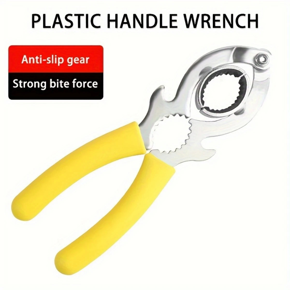 Multifunctional faucet aerator wrench, sink spout tool, non-slip handle, for filter removal, essential for home repairs