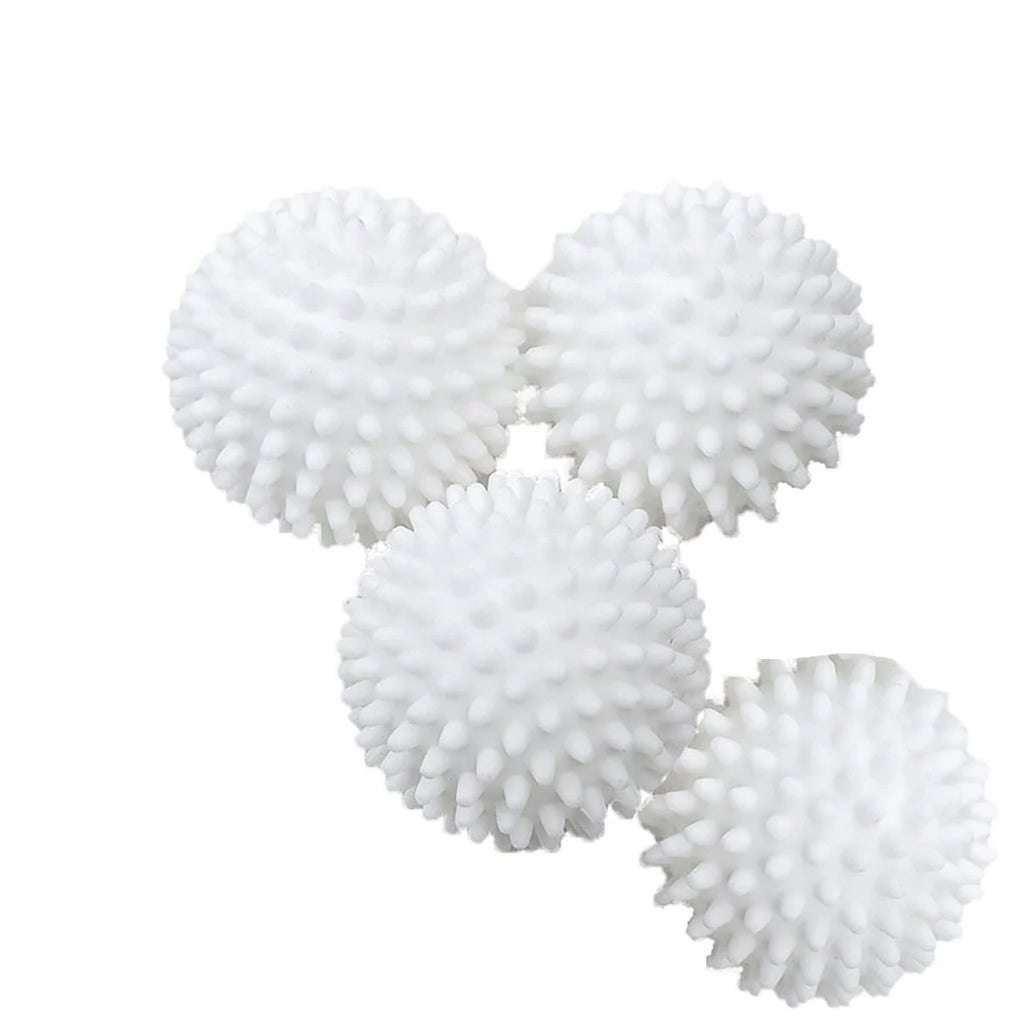 4Pcs PVC Dryer Ball Reusable Laundry Ball Washing Machine Drying Fabric Softener Ball for Home Clothe Cleaning Tool Accessrices