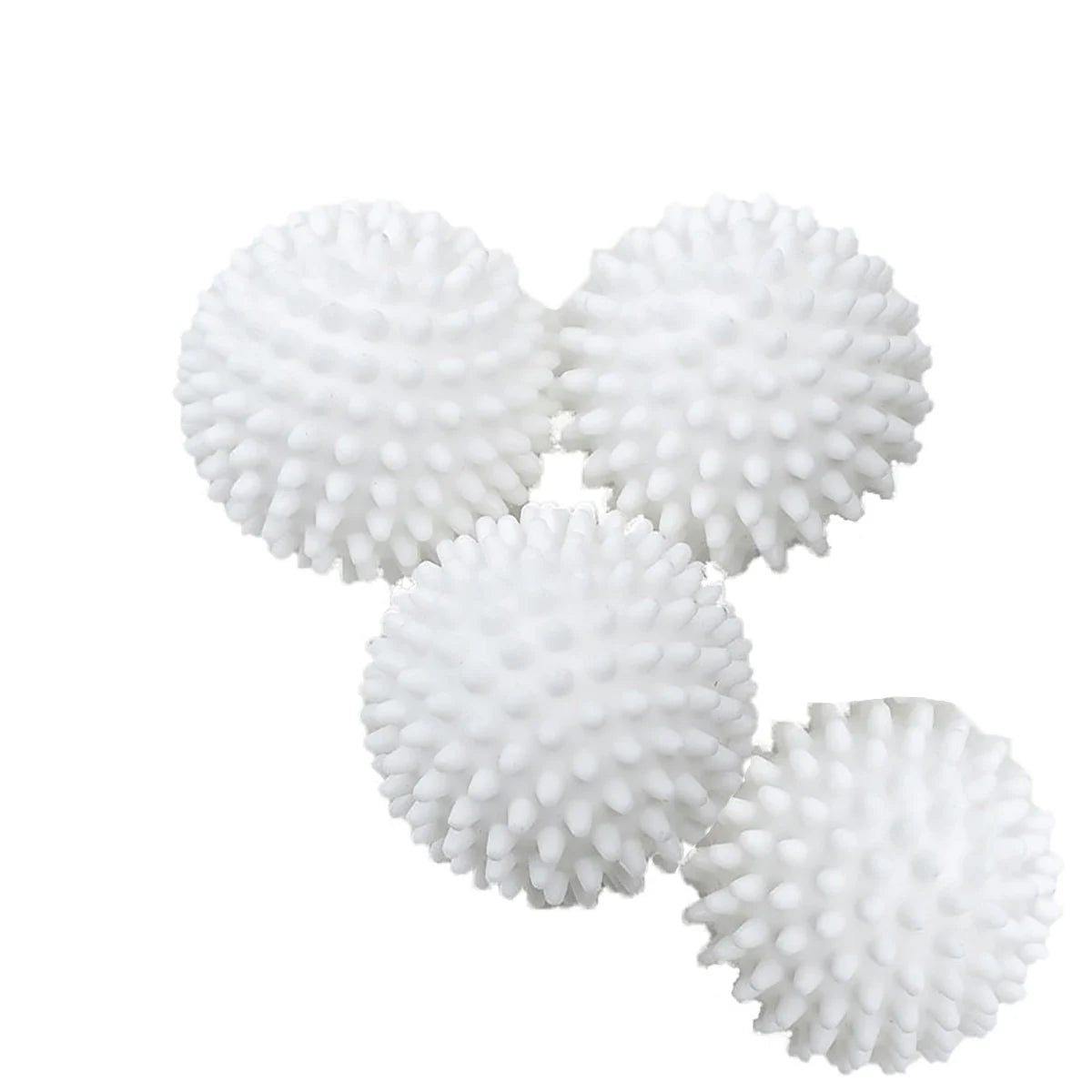 4Pcs PVC Dryer Ball Reusable Laundry Ball Washing Machine Drying Fabric Softener Ball for Home Clothe Cleaning Tool Accessrices