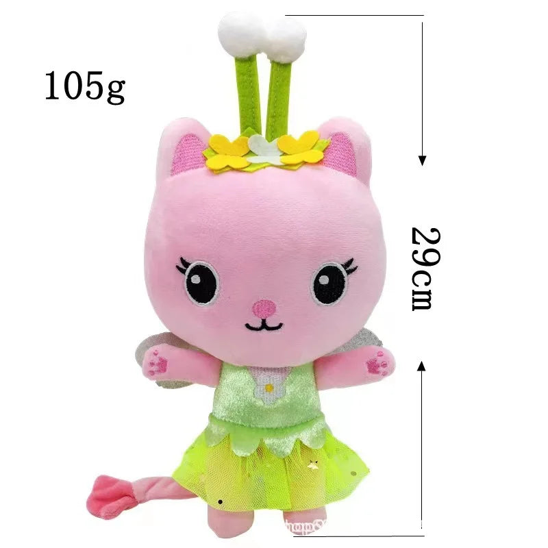 New Anime Doll House Plush Toy Backpack Cat Cake Cat Smiling Cat Stuffed Animal Plushie for Kid Chrismas Gif
